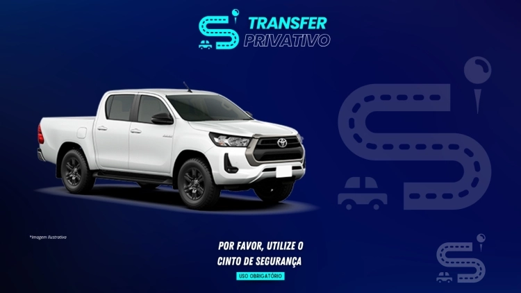 Santo Amaro x S&atilde;o Lu&iacute;s - Transfer Privativo Hilux 04 Lugares
